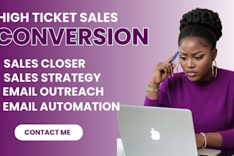 be your sales closer, sales representative, convert prospects to client