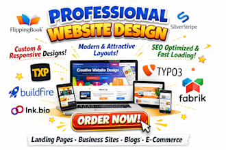 flippingbook textpattern silverstripe typo3 buildfire fabrik lnk website design