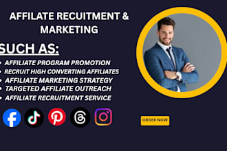do recruit affiliates signup affiliiate link promotion