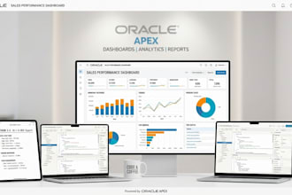 develop custom business software erp CRM using oracle apex