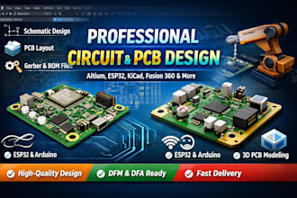 design circuit, pcb layout, pcb design in altium designer