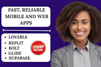 fix glide app, build apps with ai tools, replit, lovable supabase, glide expert