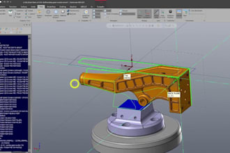 any cad, cam, post processor, cnc programming project