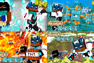 create custom minecraft thumbnails and titles for youtube