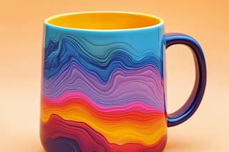 design a mug design or coffee cup design