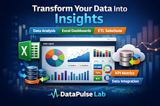 create advanced excel or qlikview dashboard and analyze your data