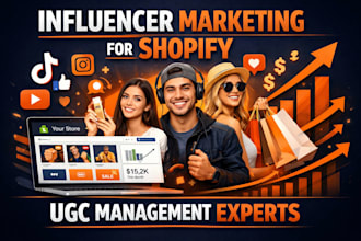 do influencer marketing and manage ugc creators for shopify ecommerce brands
