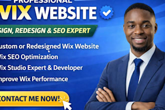 design redesign wix website wix seo wix studio expert developer
