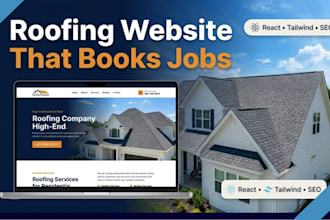 build a custom roofing company website that generates leads