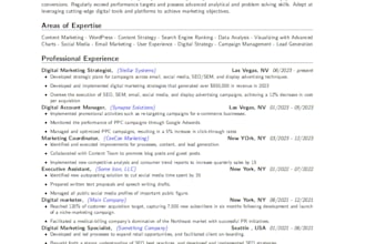 write and design a professional ats resume