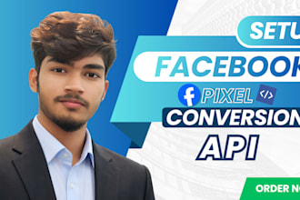 setup facebook pixel and conversion API tracking