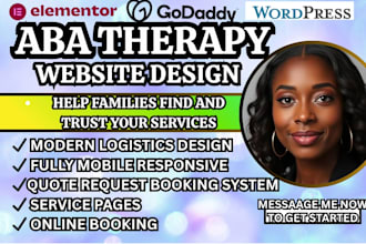 design a professional aba therapy website to attract clients and build trust