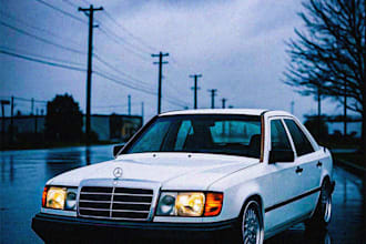 design car ad, poster, banner, or flyer for car sale