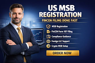 handle US msb registration and fincen compliance for non US businesses