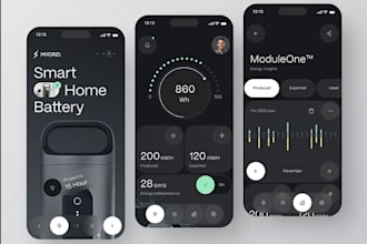 create smart home app, iot control app, automation app, ai powered app