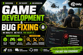 fix unity bugs, optimize performance, and improve gameplay