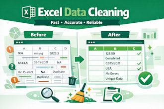excel data cleaning and formatting