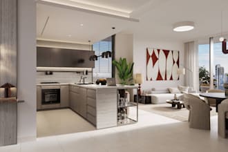 design modern kitchen interior bathroom render ikea livingroom bedroom rendering