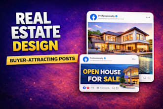 create stunning real estate social media posts and flyers