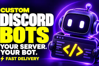 develop a custom discord bot for your server