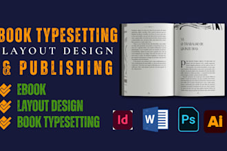 book typesetting,manuscript formatting,book layout for novel and non fiction