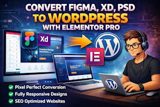 convert figma to wordpress with elementor pro