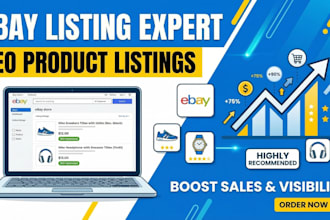 do ebay listing, ebay product listing, ebay SEO listing