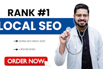 do monthly local SEO for the clinic to rank on google my business