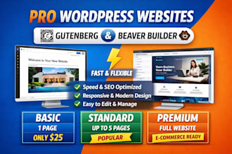 design, redesign your website using gutenberg, beaver builder