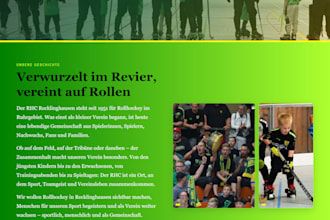 build a modern low cost website for your sports club