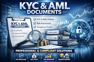 create professional kyc aml documents for your financial business