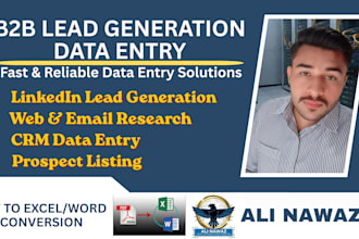 do expert b2b lead generation, email list building