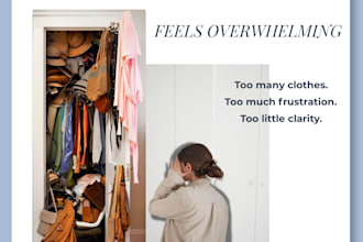 help you declutter and organize your closet with a simple system