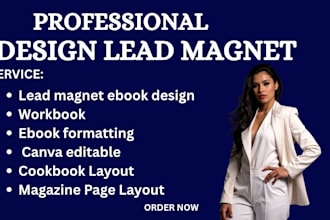design PDF lead magnet ebook PDF workbook ebook formatting