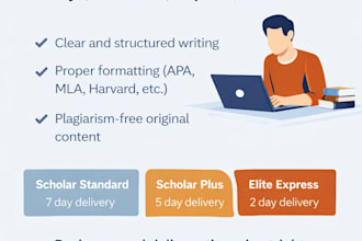 do professional research, reports, and case study writing