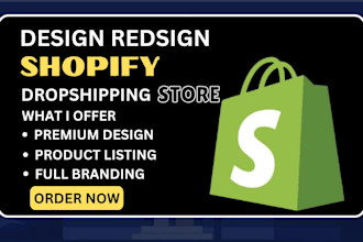 redesign, revamp, and upgrade your shopify store