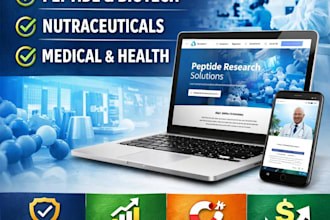 build an fda compliant peptide, nutraceutical, biotech or medical website