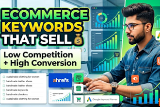 do ecommerce SEO keyword research using ahrefs and semrush