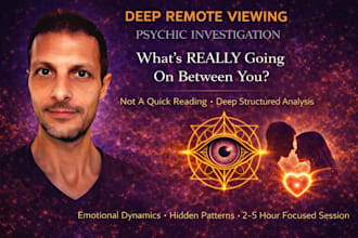 do deep psychic reading remote viewing for love relationship