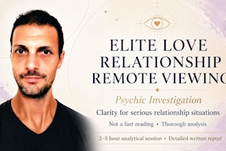 do deep psychic reading remote viewing for love relationship