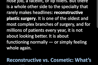 write expert medical content on plastic surgery, skincare and anatomy