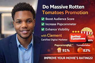 do massive rotten tomatoes promotion to increase popcornmeter and tomatoes meter