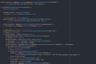 make a minecraft plugin for lekowsky