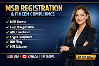 do msb registration, fincen filing, aml compliance and crypto compliance