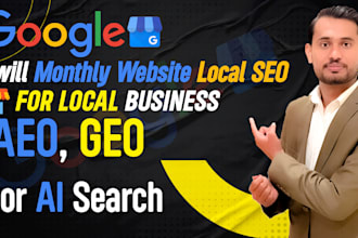 monthly website local SEO, aeo, GEO for ai search