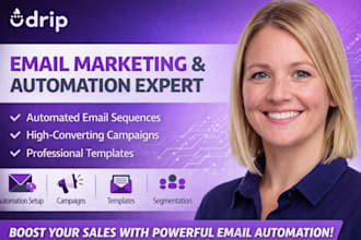 drip email marketing automation campaign and templates