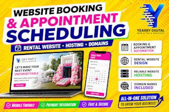 build a booking website with payments and scheduling