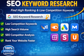 do SEO keyword research for high ranking and low competition