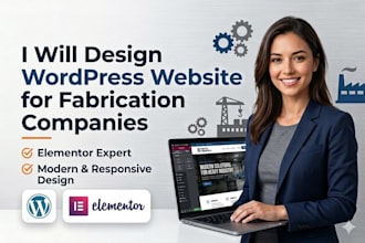 design a wordpress website for fabricators