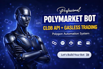 create polymarket clob clob api polygon bot gasless trading polymarket api